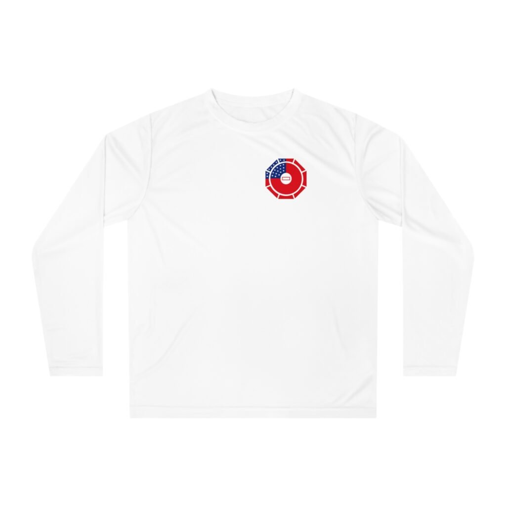 Moisture-Wicking Red, White, and Blue BlaccSmith Long Sleeve Tee